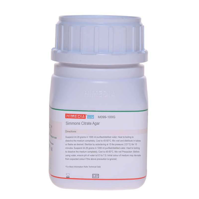 Цитратний агар Сіммонса / Simmons Citrate Agar, 100г, Himedia